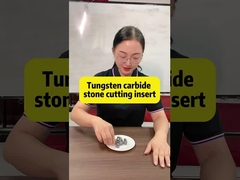 τετραγωνικά ένθετα πριονιών αλυσίδων καρβιδίου βολφραμίου 12.7*12.7*6.5mm για την πέτρινη τέμνουσα μηχανή